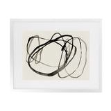 Shop Bounded II Art Print-Abstract, Black, Horizontal, Landscape, Neutrals, PC, Rectangle, View All-framed painted poster wall decor artwork