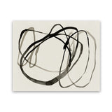 Shop Bounded II Art Print-Abstract, Black, Horizontal, Landscape, Neutrals, PC, Rectangle, View All-framed painted poster wall decor artwork