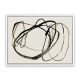 Shop Bounded II Canvas Art Print-Abstract, Black, Horizontal, Landscape, Neutrals, PC, Rectangle, View All-framed wall decor artwork