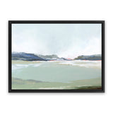 Shop Lakeside View I Canvas Art Print-Abstract, Green, Horizontal, PC, Rectangle, View All-framed wall decor artwork