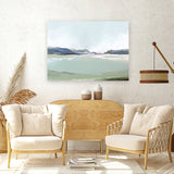 Shop Lakeside View I Canvas Art Print-Abstract, Green, Horizontal, PC, Rectangle, View All-framed wall decor artwork