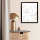 Shop Mandola I Art Print-Abstract, Neutrals, PC, Portrait, Rectangle, View All, White-framed painted poster wall decor artwork