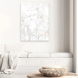 Shop Mandola II Canvas Art Print-Abstract, Neutrals, PC, Portrait, Rectangle, View All, White-framed wall decor artwork