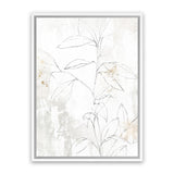 Shop Mandola II Canvas Art Print-Abstract, Neutrals, PC, Portrait, Rectangle, View All, White-framed wall decor artwork