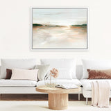 Shop Glacier Dreaming Canvas Art Print-Abstract, Horizontal, Neutrals, PC, Rectangle, View All-framed wall decor artwork
