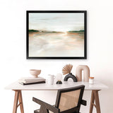 Shop Glacier Dreaming Art Print-Abstract, Horizontal, Neutrals, PC, Rectangle, View All-framed painted poster wall decor artwork