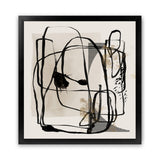 Shop Blotted I (Square) Art Print-Abstract, Black, Neutrals, PC, Square, View All-framed painted poster wall decor artwork