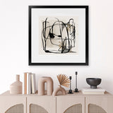 Shop Blotted I (Square) Art Print-Abstract, Black, Neutrals, PC, Square, View All-framed painted poster wall decor artwork