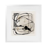 Shop Blotted II (Square) Art Print-Abstract, Black, Neutrals, PC, Square, View All-framed painted poster wall decor artwork