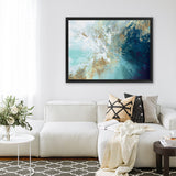 Shop Pomona Canvas Art Print-Abstract, Blue, Horizontal, PC, Rectangle, View All-framed wall decor artwork