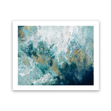 Shop Saran Art Print-Abstract, Blue, Horizontal, PC, Rectangle, View All-framed painted poster wall decor artwork