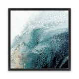 Shop Aisa Teal Version (Square) Canvas Art Print-Abstract, Blue, PC, Square, View All-framed wall decor artwork