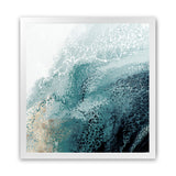 Shop Aisa Teal Version (Square) Art Print-Abstract, Blue, PC, Square, View All-framed painted poster wall decor artwork
