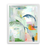 Shop Palm City Art Print-Abstract, Green, PC, Portrait, Rectangle, View All-framed painted poster wall decor artwork