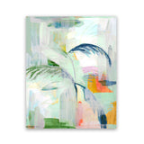 Shop Palm City Art Print-Abstract, Green, PC, Portrait, Rectangle, View All-framed painted poster wall decor artwork