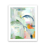 Shop Palm City Art Print-Abstract, Green, PC, Portrait, Rectangle, View All-framed painted poster wall decor artwork