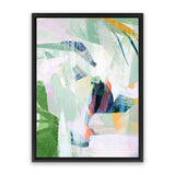 Shop Paradise Sunrise I Canvas Art Print-Abstract, Green, PC, Portrait, Rectangle, View All-framed wall decor artwork