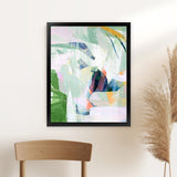 Shop Paradise Sunrise I Art Print-Abstract, Green, PC, Portrait, Rectangle, View All-framed painted poster wall decor artwork
