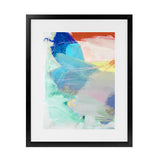 Shop Cha Cha II Art Print-Abstract, Blue, PC, Portrait, Rectangle, View All-framed painted poster wall decor artwork