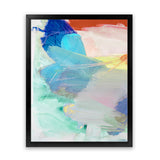 Shop Cha Cha II Art Print-Abstract, Blue, PC, Portrait, Rectangle, View All-framed painted poster wall decor artwork