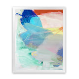 Shop Cha Cha II Art Print-Abstract, Blue, PC, Portrait, Rectangle, View All-framed painted poster wall decor artwork