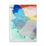 Shop Cha Cha II Canvas Art Print-Abstract, Blue, PC, Portrait, Rectangle, View All-framed wall decor artwork