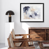 Shop Beyond The Clouds Art Print-Abstract, Blue, Horizontal, Landscape, PC, Purple, Rectangle, View All-framed painted poster wall decor artwork