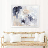 Shop Beyond The Clouds Art Print-Abstract, Blue, Horizontal, Landscape, PC, Purple, Rectangle, View All-framed painted poster wall decor artwork