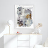 Shop Mountain Mist I Art Print-Abstract, Grey, PC, Portrait, Rectangle, View All-framed painted poster wall decor artwork