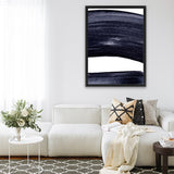 Shop Indigo Swerve II Canvas Art Print-Abstract, PC, Portrait, Purple, Rectangle, View All-framed wall decor artwork