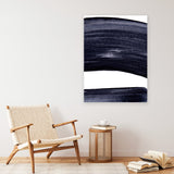 Shop Indigo Swerve II Canvas Art Print-Abstract, PC, Portrait, Purple, Rectangle, View All-framed wall decor artwork