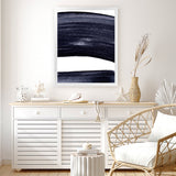 Shop Indigo Swerve II Art Print-Abstract, PC, Portrait, Purple, Rectangle, View All-framed painted poster wall decor artwork