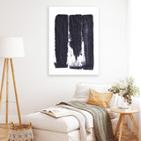 Shop Waterfalling Canvas Art Print-Abstract, PC, Portrait, Purple, Rectangle, View All-framed wall decor artwork