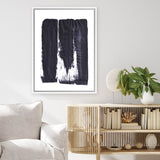 Shop Waterfalling Canvas Art Print-Abstract, PC, Portrait, Purple, Rectangle, View All-framed wall decor artwork