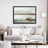 Shop Little Country I Canvas Art Print-Abstract, Green, Horizontal, PC, Rectangle, View All-framed wall decor artwork