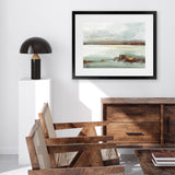 Shop Little Country I Art Print-Abstract, Green, Horizontal, PC, Rectangle, View All-framed painted poster wall decor artwork