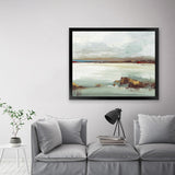 Shop Little Country I Art Print-Abstract, Green, Horizontal, PC, Rectangle, View All-framed painted poster wall decor artwork