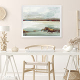 Shop Little Country I Art Print-Abstract, Green, Horizontal, PC, Rectangle, View All-framed painted poster wall decor artwork