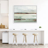 Shop Little Country II Canvas Art Print-Abstract, Green, Horizontal, PC, Rectangle, View All-framed wall decor artwork