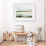 Shop Little Country II Art Print-Abstract, Green, Horizontal, PC, Rectangle, View All-framed painted poster wall decor artwork