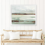 Shop Little Country II Art Print-Abstract, Green, Horizontal, PC, Rectangle, View All-framed painted poster wall decor artwork