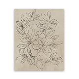 Shop Outlined Leaves I Art Print-Abstract, Brown, PC, Portrait, Rectangle, View All-framed painted poster wall decor artwork