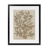 Shop Leaves Sketches I Art Print-Abstract, Brown, PC, Portrait, Rectangle, View All-framed painted poster wall decor artwork