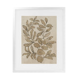Shop Leaves Sketches I Art Print-Abstract, Brown, PC, Portrait, Rectangle, View All-framed painted poster wall decor artwork
