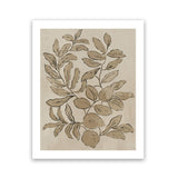 Shop Leaves Sketches I Art Print-Abstract, Brown, PC, Portrait, Rectangle, View All-framed painted poster wall decor artwork