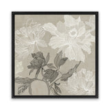 Shop Floral Lines I (Square) Canvas Art Print-Abstract, Neutrals, PC, Square, View All-framed wall decor artwork