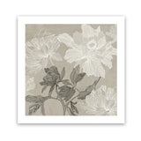 Shop Floral Lines I (Square) Art Print-Abstract, Neutrals, PC, Square, View All-framed painted poster wall decor artwork