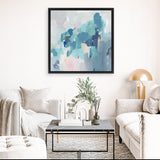 Shop Bolded (Square) Canvas Art Print-Abstract, Blue, PC, Square, View All-framed wall decor artwork