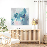 Shop Bolded (Square) Canvas Art Print-Abstract, Blue, PC, Square, View All-framed wall decor artwork