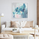 Shop Bolded (Square) Canvas Art Print-Abstract, Blue, PC, Square, View All-framed wall decor artwork